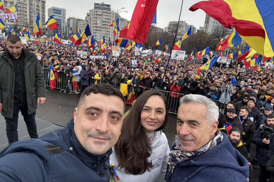 George Simion, Anamaria Gavrilă și Călin Georgescu
