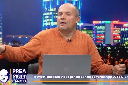 VIDEO | Prea Mult Banciu, 14 martie. Radu Banciu vorbește despre demisia lui Gigi Becali din AUR