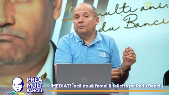 Radu Banciu, surprins de urarea Laviniei Șandru: „Enorma Lavinia! Vorbea ca altădată”