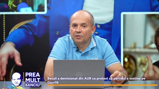 Radu Banciu, despre demisia lui Gigi Becali din AUR: ''Este sub demnitatea oricui să strângă semnături pentru Anamaria Gavrilă''