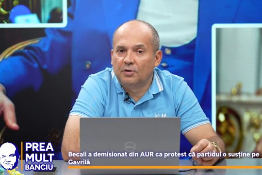 Radu Banciu, despre demisia lui Gigi Becali din AUR: ''Este sub demnitatea oricui să strângă semnături pentru Anamaria Gavrilă''