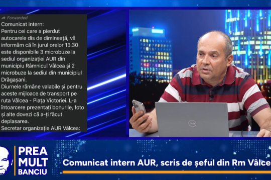 Radu Banciu, despre greșelile gramaticale ale unui lider AUR: ''Aici vorbim de proști, nu de extremiști''