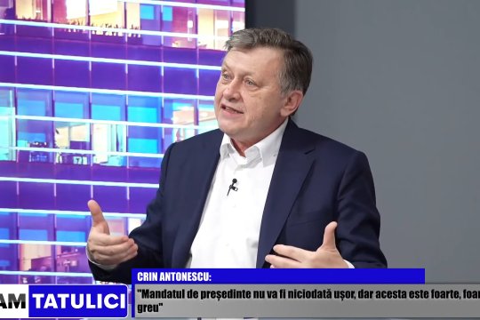 Crin Antonescu, despre decizia de a candida la alegerile prezidențiale: ''Am avut câteva zile să mă gândesc și o noapte să răspund''