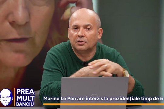 VIDEO | Prea Mult Banciu. Jurnalistul Radu Banciu analizează cele mai importante subiecte din politica internă și externă