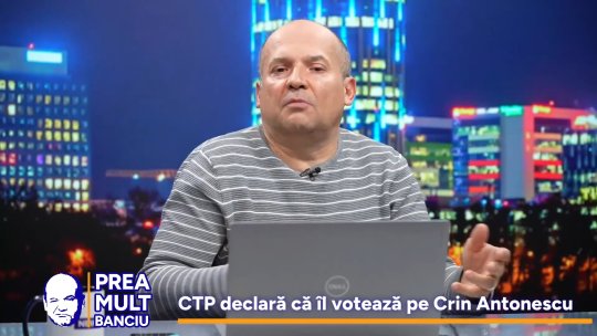 Radu Banciu îl taxează dur pe Cristian Tudor Popescu pentru susținerea lui Crin Antonescu la prezidențiale