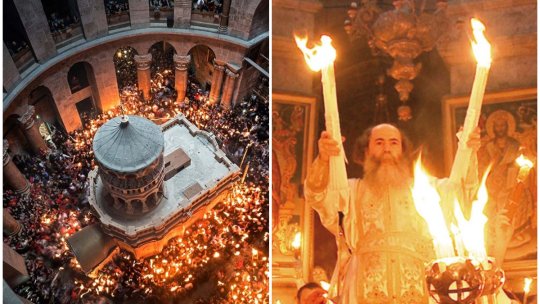 Sfânta Lumină de la Ierusalim, adusă și în acest an în România. Când va ajunge în toate bisericile din țară