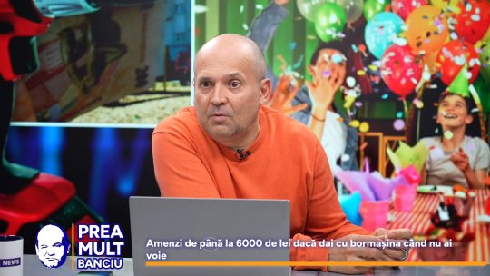 Radu Banciu, despre amenda pentru bormașina folosită între 13:00 și 14:00: ''Sigur că nu se va respecta''