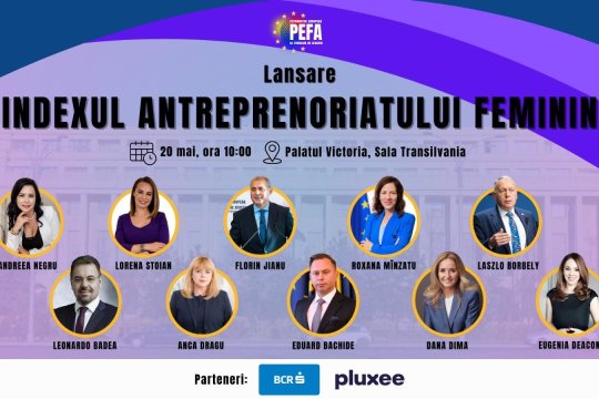 COMUNICAT | Reper pentru leadership-ul feminin: Lansarea Indexului Antreprenoriatului Feminin