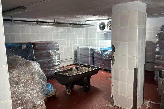 Piedone în control la o fabrică de conserve din Ilfov. Inspectorii sub coordonarea președintelui ANPC au auprit temporar activitatea