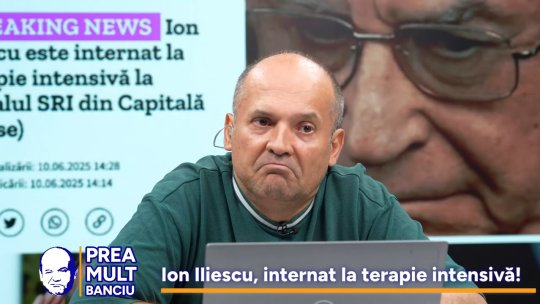 Starea de sănătate a lui Ion Iliescu, analizată de Radu Banciu. Jurnalistul spune că moartea încă îl ocolește pe fostul președinte