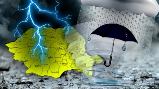 Furtunile de vară fac ravagii în mai multe județe. ANM a emis mai multe avertizări de cod galben