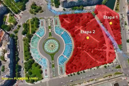 Consolidarea Planșeului Unirii impune restricții majore de trafic. Ce trebuie să știe șoferii