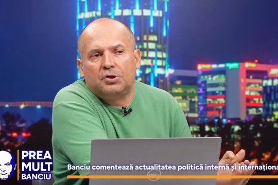 VIDEO | Prea Mult Banciu, 4 iunie. Radu Banciu va analiza cele mai noi subiecte din politica internă și internațională