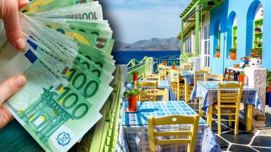 Câți euro a plătit o familie pentru un prânz de 3 persoane în Grecia. Când a venit nota de plată, au rămas șocați