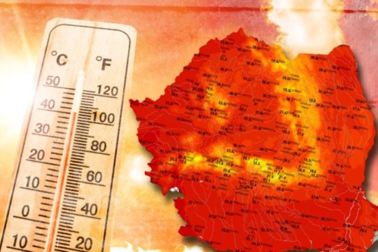 Sudul și Vestul României, lovite de caniculă. Se anunță cod portocaliu și galben, iar temperaturile ajung la 40 de grade
