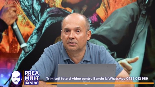 Prea Mult Banciu live pe iAMnews.ro, 25 iulie, de la 20:00. Radu Banciu vorbește despre vicepremierul Dragoș Anastasiu care ar fi recunoscut că a dat mită timp de 8 ani