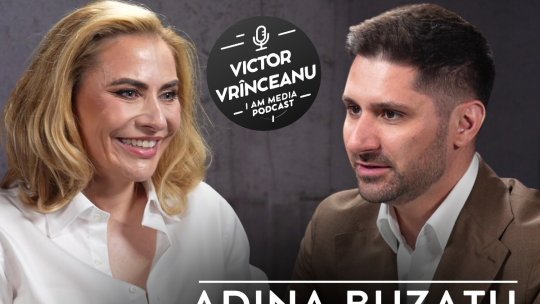 Podcast I AM MEDIA, ediția a 29-a | Episodul cu Adina Buzatu, de la 19:00, pe Youtube iAMnews.ro
