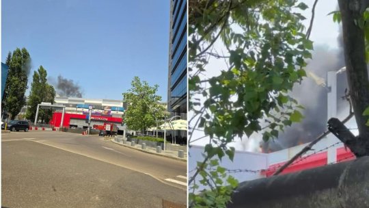 BREAKING NEWS! Arde Afi Cotroceni! Pompierii au intervenit de urgență