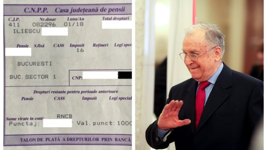 Ce pensie avea Ion Iliescu și ce bani a încasat în ultimul deceniu. Indemnizația de fost președinte ajungea la circa 25.000 de lei