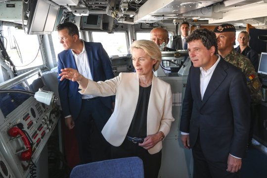 Vizită oficială cu miză strategică la Marea Neagră. Ursula von der Leyen a discutat cu președintele României despre securitatea europeană