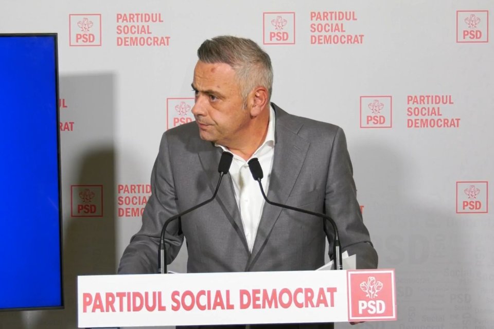 Florin Barbu, Ministrul Agriculturii, în timpul conferinței de presă. 16 septembrie 2025