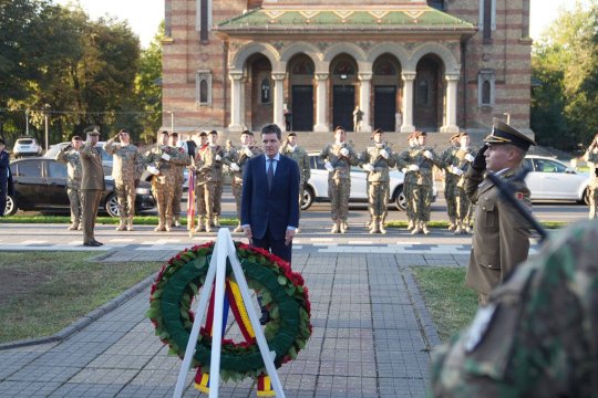 Nicușor Dan a gafat-o la Timișoara. Președintele României a încurcat protocolul la ceremonia oficială și a fost întors din drum de SPP-iști