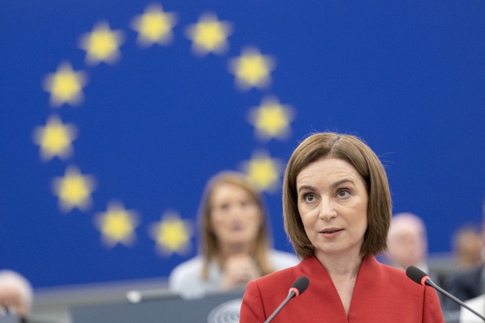 Maia Sandu în Parlamentul European