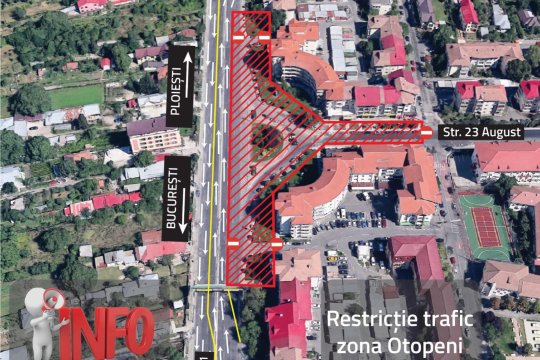 Restricții de trafic pe DN1 din cauza lucrărilor la noua linie de metrou. Care sunt rutele ocolitoare