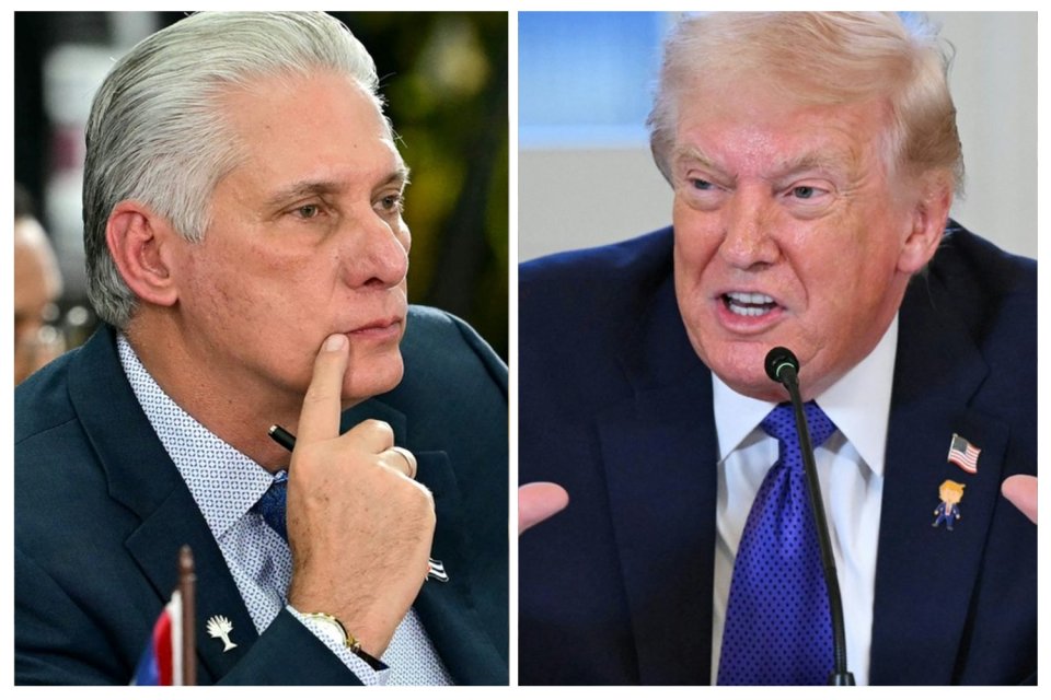 Președintele Cubei, Miguel Díaz-Canel, și președintele SUA, Donald Trump