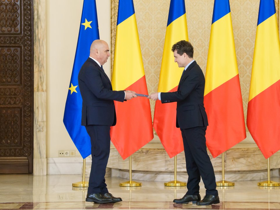 Președintele Nicușor Dan și premierul Ilie Bolojan