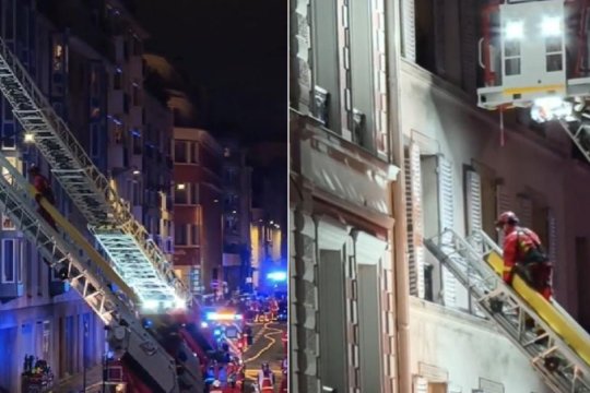 Incident grav într-o clădire rezidențială din Paris. Un etaj s-a prăbușit peste altul în timpul unei petreceri