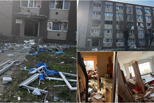 Explozie într-un apartament din Buzău. Zeci de locatari au fost evacuați
