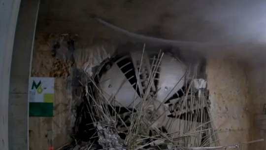 Scutul de forare ”Sfânta Maria” a ajuns la viitoarea stație de metrou Gara Băneasa de pe Magistrala 6 spre Aeroportul Otopeni