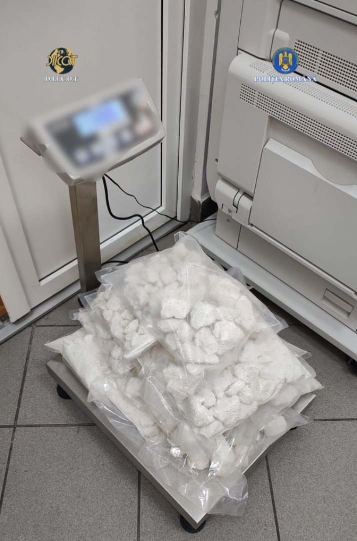 Cantitatea de droguri confiscate de la cetățeanul olandez