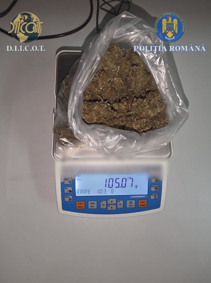 Cantitatea de droguri găsită de către anchetatori