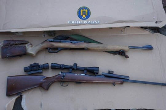 Peste 4.500 de arme de foc, scoase din circuitul ilegal în 2025. Bilanț amplu al Poliției Române