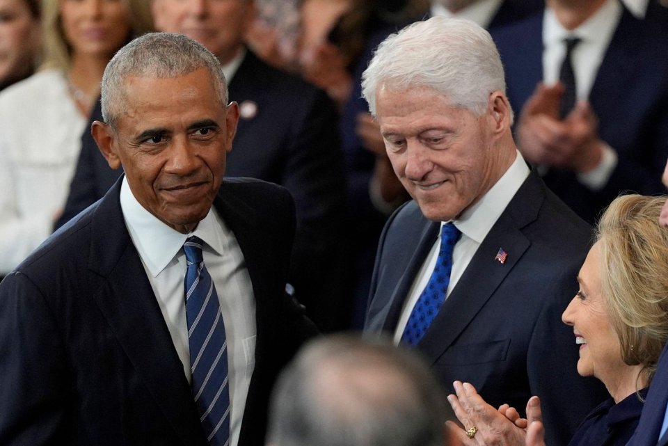 Foștii președinți Bill Clinton și Barack Obama