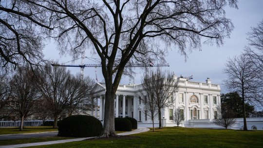 Cum arată zona din Casa Albă unde se construiește sala de bal. De la aripă istorică la șantier