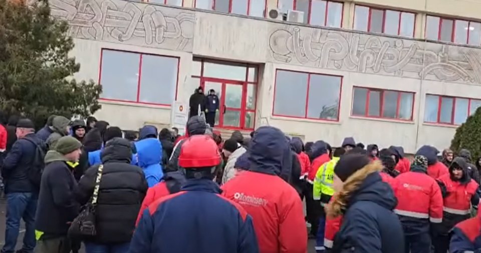 Protest la Rafinăria Petromidia
