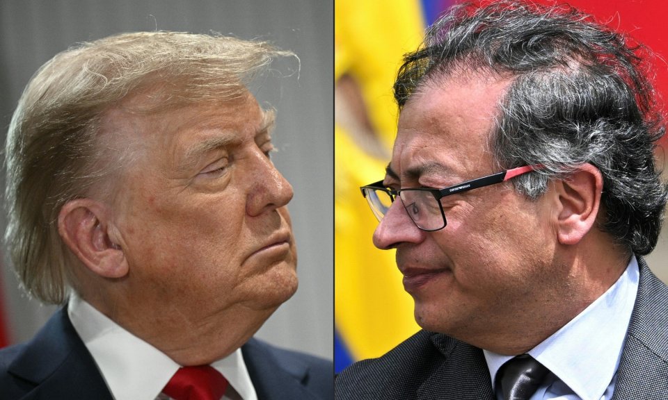 Donald Trump, președintele SUA și Gustavo Petro, președintele Columbiei