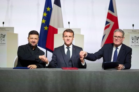 Emmanuel Macron: Franța ar putea trimite câteva mii de soldați în Ucraina pentru menținerea păcii. Ce au decis aliații la Paris