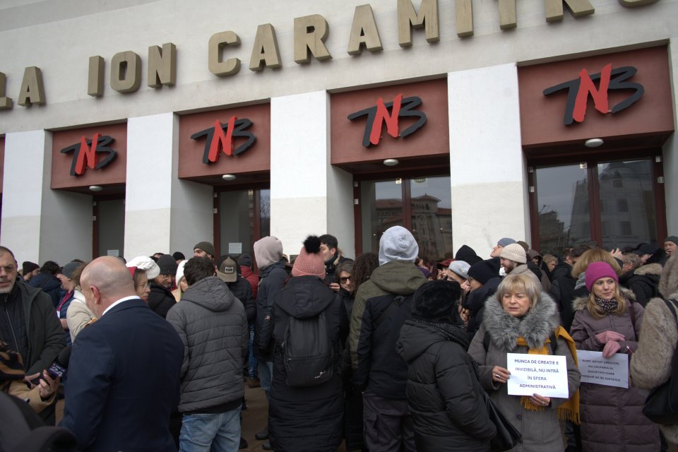 Protest la TNB, față de proiectul Ministerului Culturii