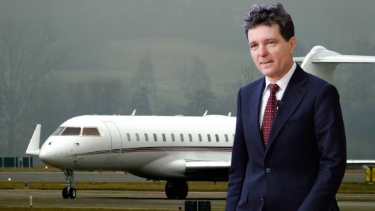 Administrația Prezidențială a închiriat un avion al lui Ion Țiriac pentru deplasarea lui Nicușor Dan la Washington