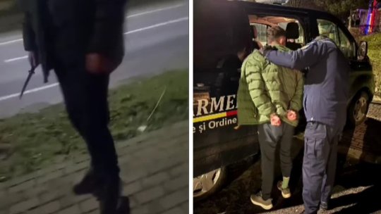 Incident tensionat în Zalău, în fața unui internat. Un adolescent a fost imobilizat după ce și-a amenințat colegii