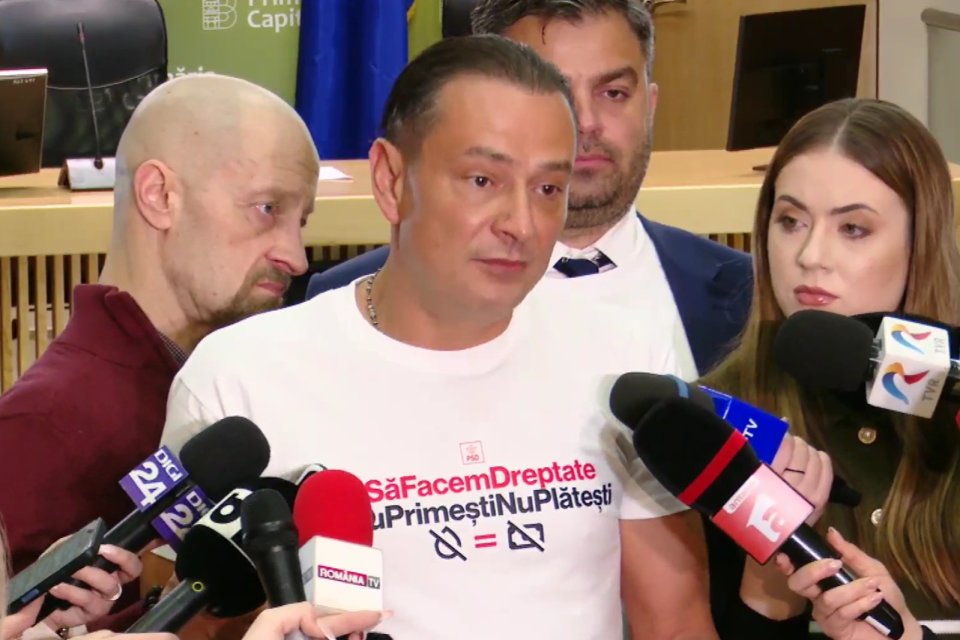 Daniel Băluță, primarul Sectorului 4, face declarații după ședința CGMB