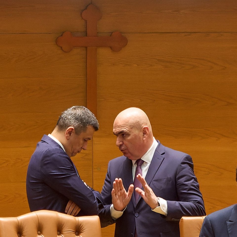 Premierul Ilie Bolojan și președintele PSD, Sorin Grindeanu