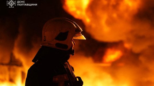 Atac de amploare al Rusiei asupra infrastructurii energetice a Ucrainei: instalațiile Naftogaz din Poltava, grav avariate