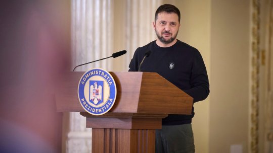 Zelenski se întâlnește cu Nicușor Dan la București. A doua vizită oficială a liderului ucrainean în România