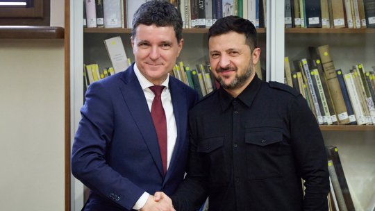 Volodimir Zelenski se întâlnește joi cu Nicușor Dan și Ilie Bolojan