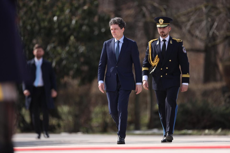 Volodimir Zelenski a fost primit de Nicușor Dan la Palatul Cotroceni